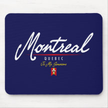 Montreal Script Mouse Pad