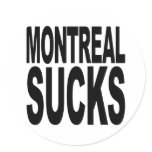Montreal Sucks stickers