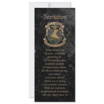 Montresor Coat of Arms Personalized Invitation
