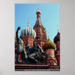 Monument to Minin/Pozharsky, Moscow, Russia Print