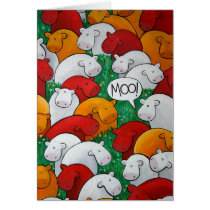 'Moo!' Art Card