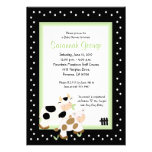 Moo Cow Farm Barnyard Baby Shower Invitations 5x7