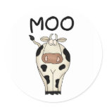 Moo Cow Stickers