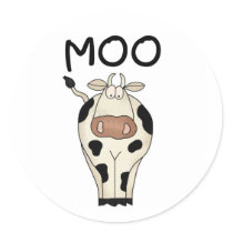 Moo Cow Stickers