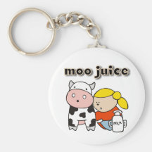 Moo Juice Key Chain