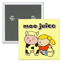 Moo Juice Tshirts and Gifts Pin