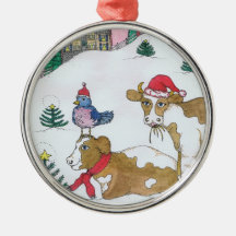 "Moo"mentous Christmas Ornament
