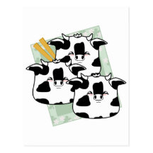 Moo Moo Dumplings Platter Postcards