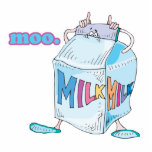 moo silly cartoon milk character photo sculptures