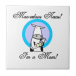 Moo-velous New Mom Gifts Ceramic Tile