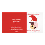 Moo-y Christmas and Happy Hoggy Days! Photo Cards