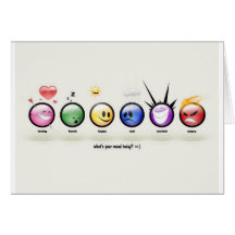 moods greeting card