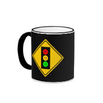 Moody Stoplight Ahead Mug