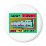 Moody Stoplight Logo Traffic Jam magnets