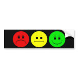 Moody Stoplight Trio bumper stickers
