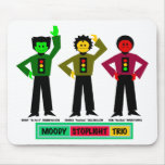 Moody Stoplight Trio Characters Mouse Pads
