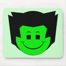 Moody Stoplight Trio Gordy Greenfalloon Face Mousemat