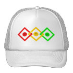 Moody Stoplight Trio Interlinked Trucker Hats