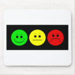 Moody Stoplight Trio Lefty Green Mousepad