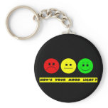 Moody Stoplight Trio Mood Light keychains