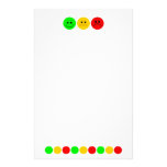 Moody Stoplight Trio Personalized Stationery