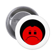 Moody Stoplight Trio Ron Buckstopper Face Pinback Buttons