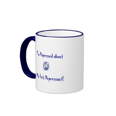 MoodyOnes Mug "I'm Depressed" by www_MoodyOnes_net