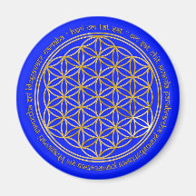 Moola Mantra / Blume Des Lebens | royal Kühlschrankmagnet