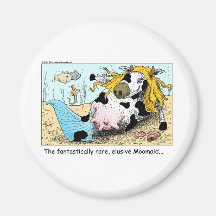 Moomaid Funny Cow Cartoon Gifts Tees Collectibles Fridge Magnets