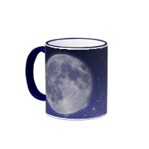 Moon and Shining Stars Mug