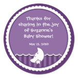 Moon and Star Sticker for Baby Shower favour