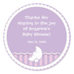 Moon and Star Sticker for Baby Shower favour