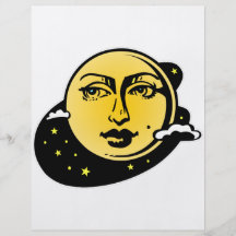 Moon and Stars Astrology #002 Custom Flyer