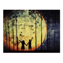 Moon Children Post Card