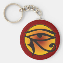 Moon Eye Of Horus Key Chain