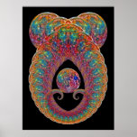 Moon Fractal Print