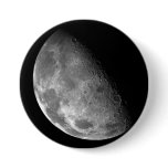 Moon from Galileo Planetary Space Mission Pinback Button