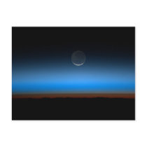 Moon From Space Postcard