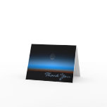 Moon From Space Thank You Note Card