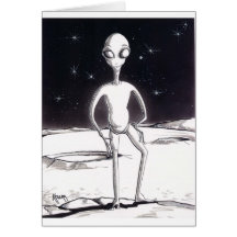 Moon Gazing Greeting Cards