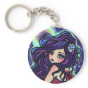 Moon Glow Fairy Fantasy Mermaid keychains