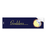 Moon Goddess Bumper Stickers