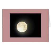 Moon Greeting Card