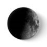 Moon, Half Moon Pin