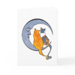 Moon Kats Greeting Card