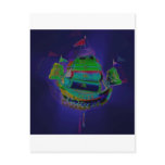 Moon Lantern Holiday Autumn Festival Ship postcards
