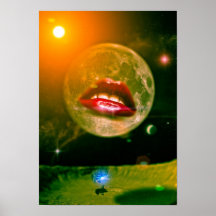 Moon Lips Poster