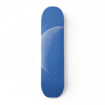 Moon On Blue Sky Custom Skateboard
