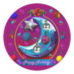 MOON ORNAMENT STICKERS