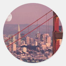 Moon Over the Gate Sticker